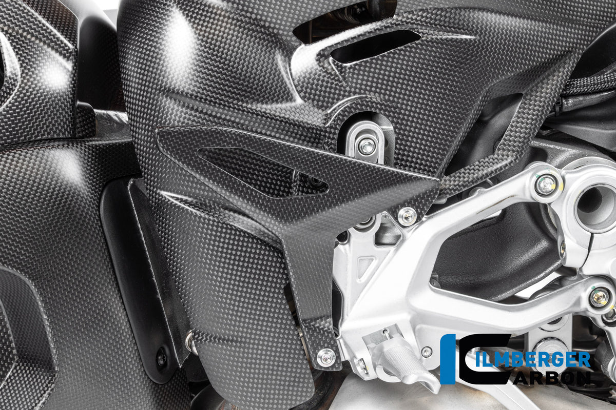 Ilmberger Carbon Heel Guard Left Ducati Streetfighter V4 2025-2026 - Matte / Plain