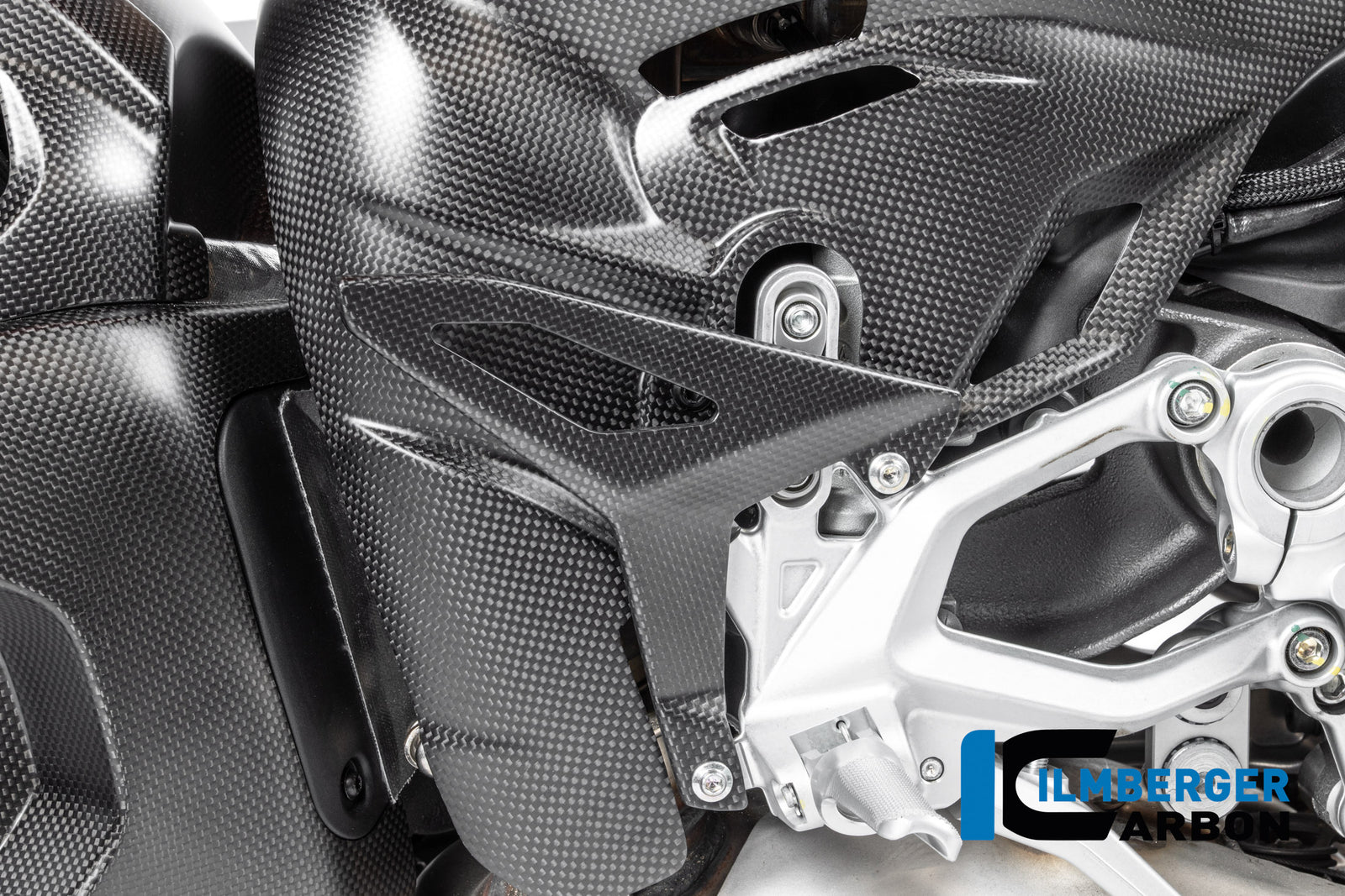 Ilmberger Carbon Heel Guard Left Ducati Streetfighter V4 2025-2026 - Matte / Plain