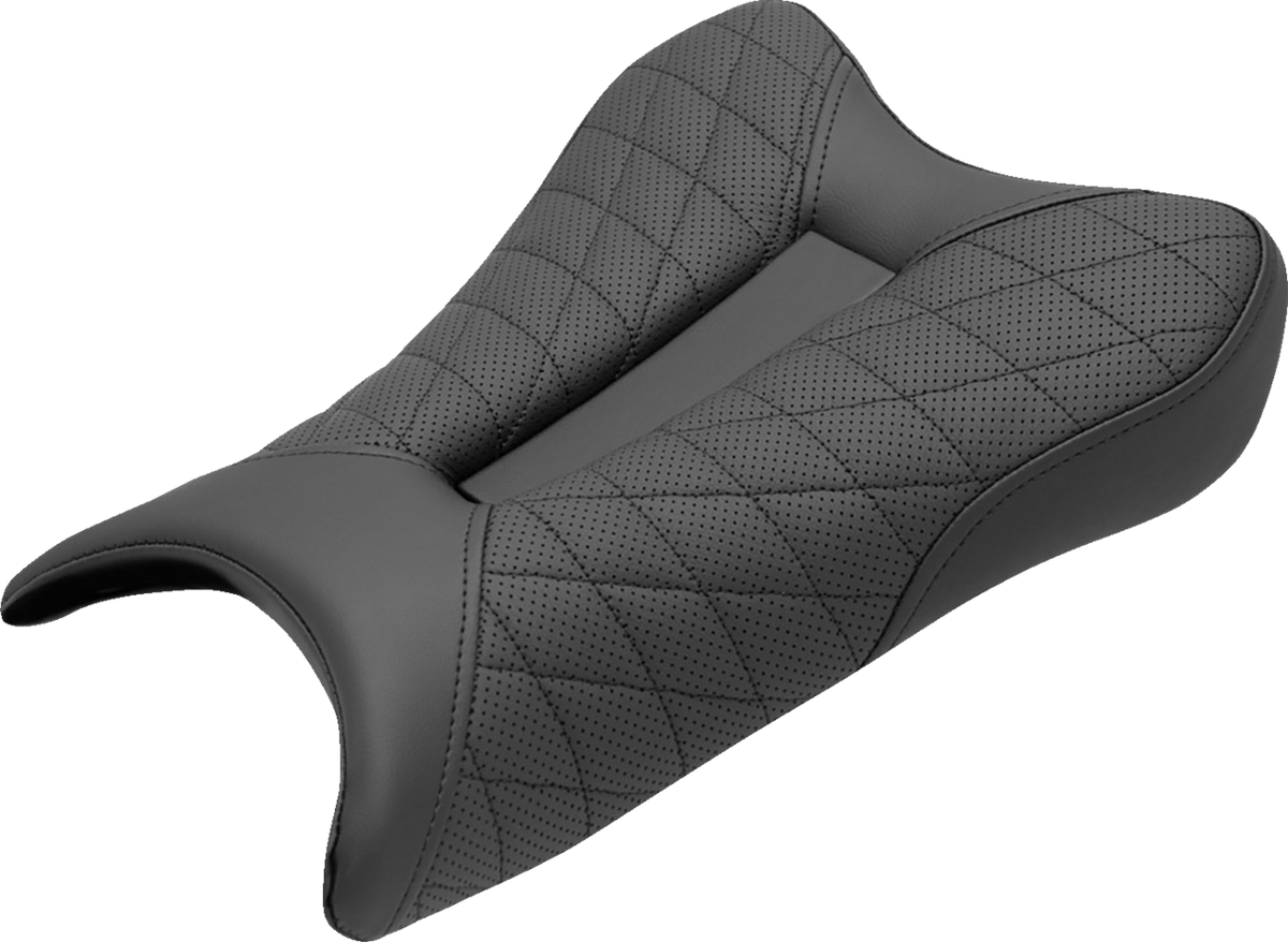 Saddlemen Track Seat - Lattice Stitch - Black - ZX6R '19-'22