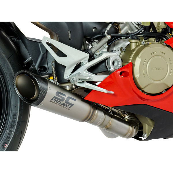 SC Project S1 Titanium Slip On Exhaust for Panigale V4 V4S V4R