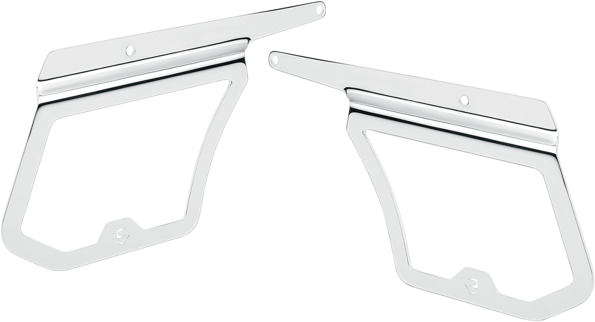 Cobra Saddlebag Supports - Chrome - FL/FX