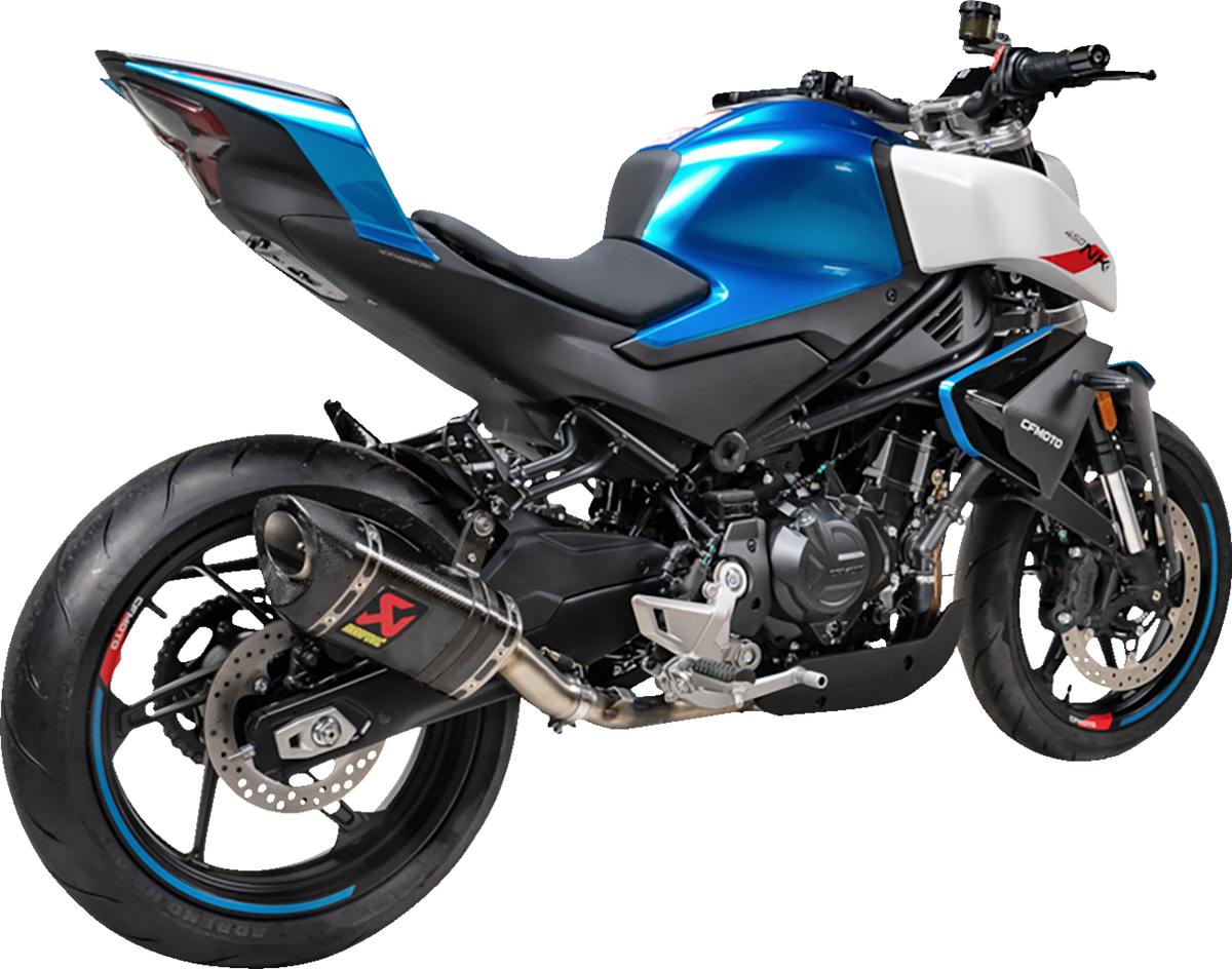 Akrapovic Slip-On Line Muffler - Carbon Fiber - CFMOTO 450sr/Nk