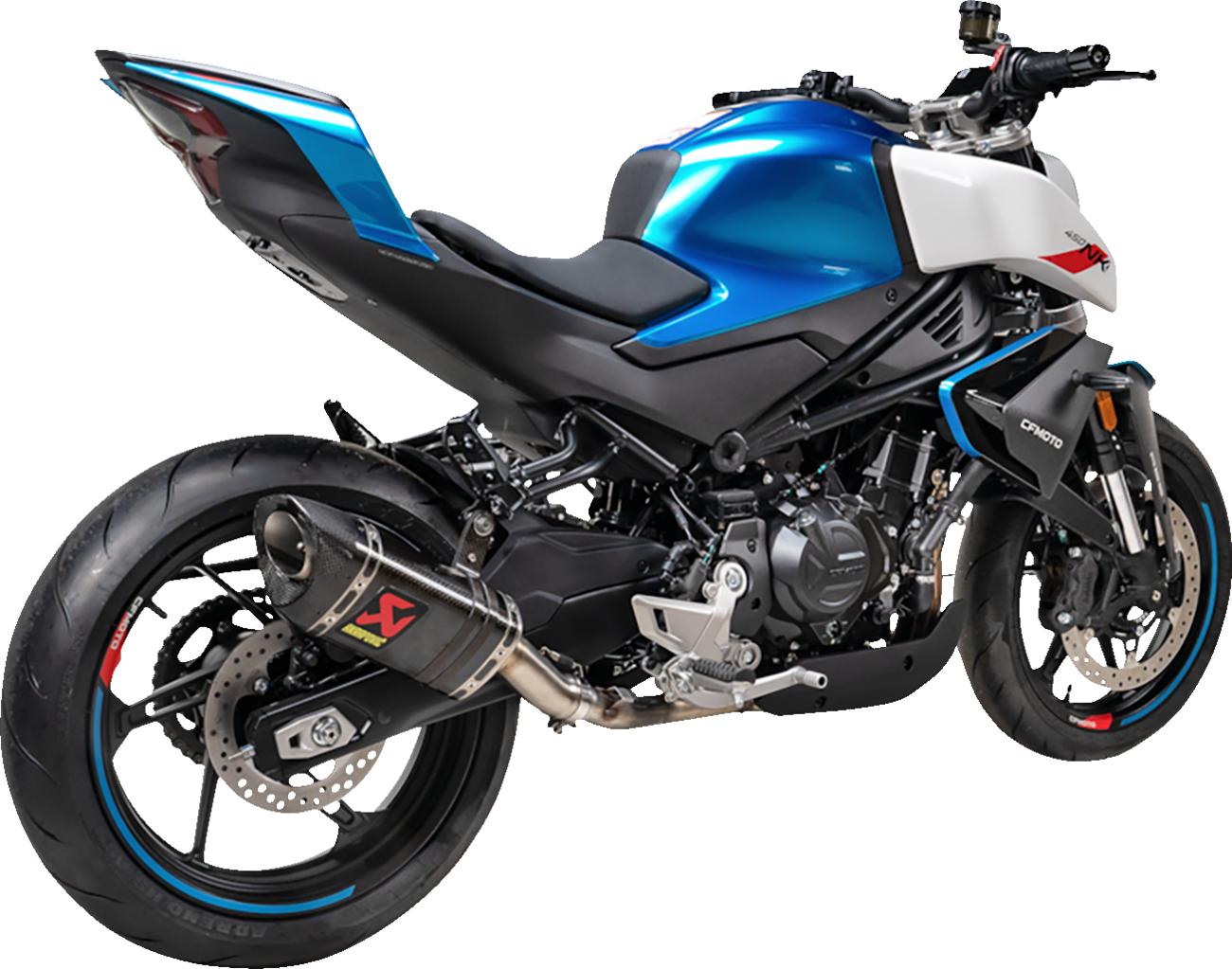 Akrapovic Slip-On Line Muffler - Carbon Fiber - CFMOTO 450sr/Nk