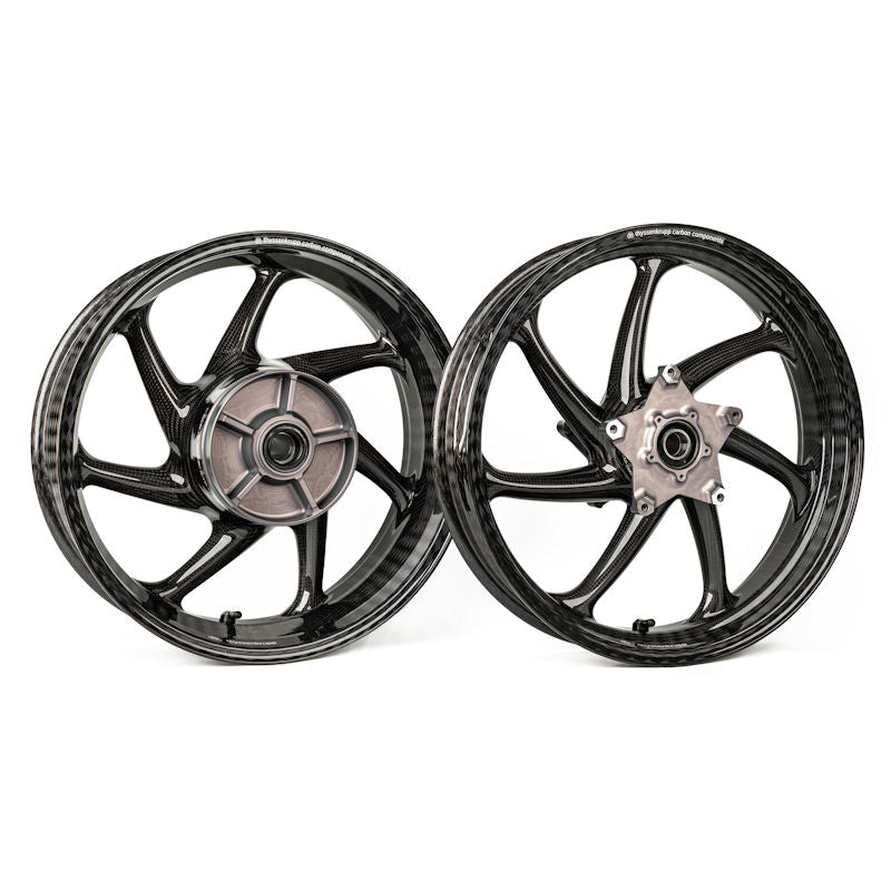 Thyssenkrupp Braided Carbon Fiber Wheel Set for Yamaha R1 R1M R1S
