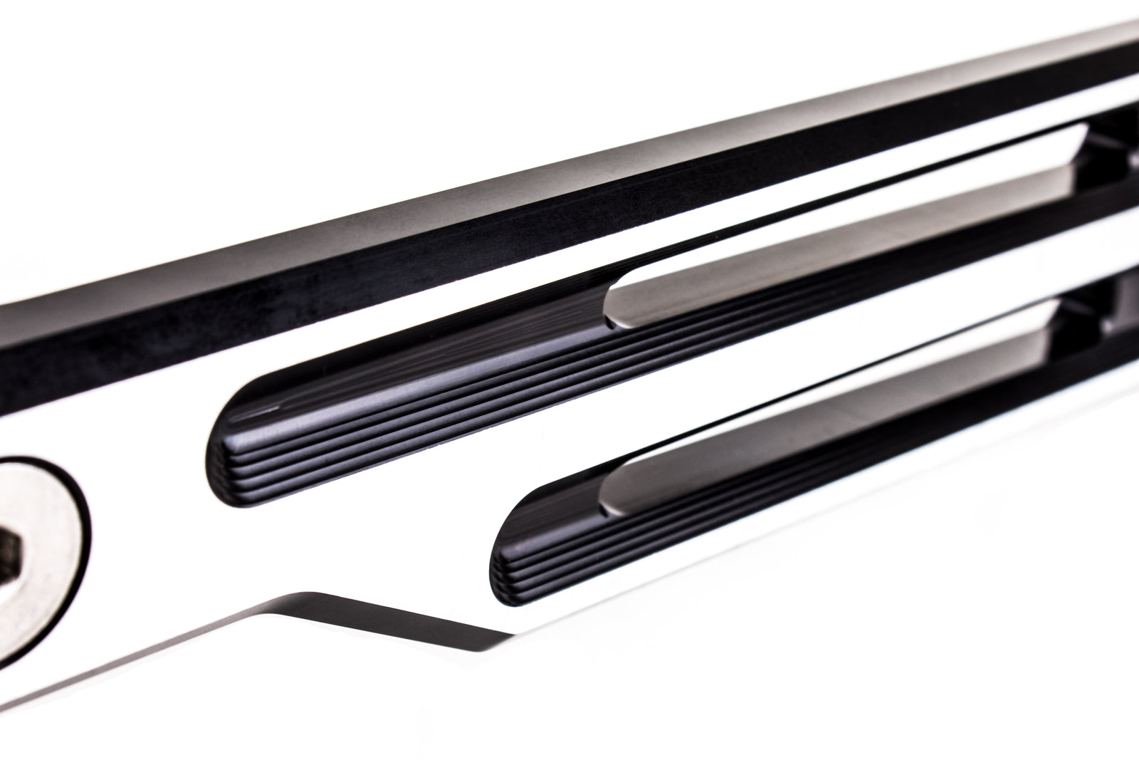 Gilles Tooling Licence Plate Holder Black-Silver