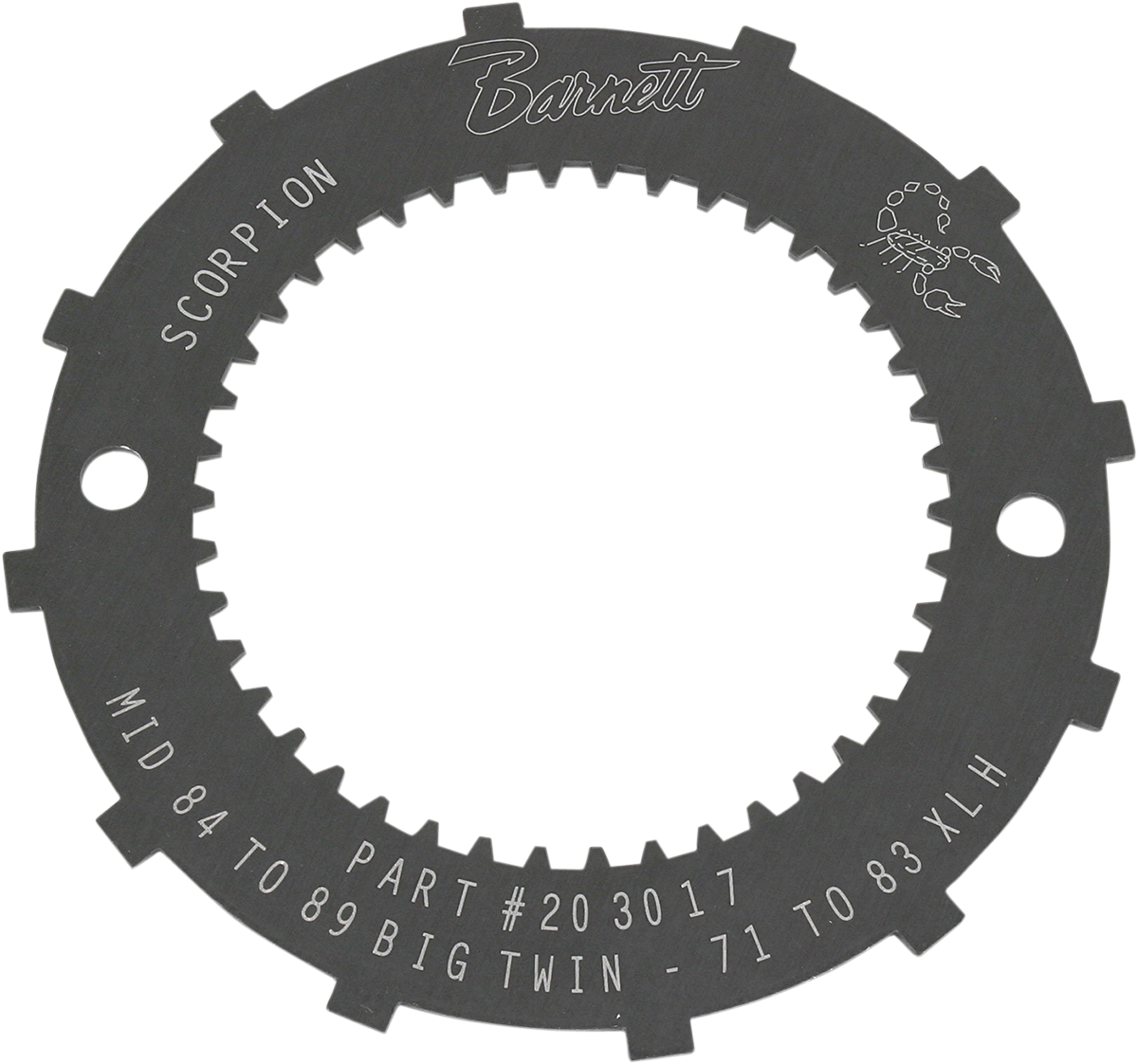 Barnett Lock Plate - Clutch Basket - Scorpion - '71-'83 XL/'86-'89 FXR/Softail/Touring
