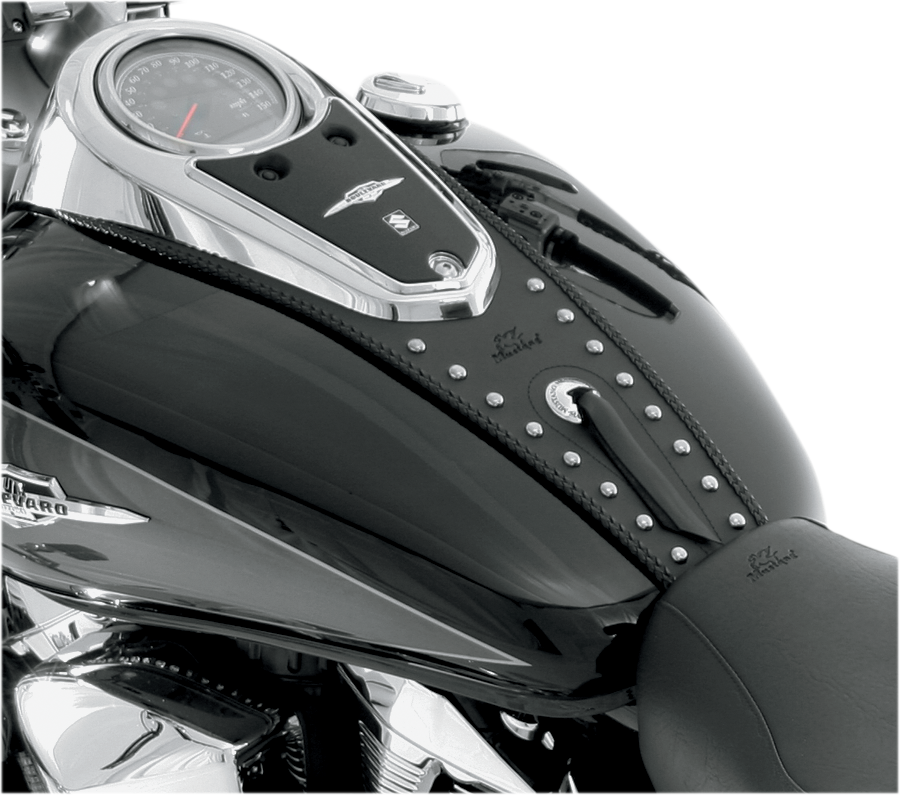 Mustang Cruiser Tank Bib - Studs/Concho - Black - Suzuki