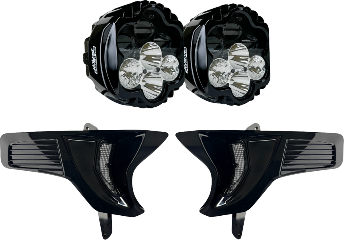 Custom Dynamics Shark Demon® 2 Headlight Light - W/ Speed Plates