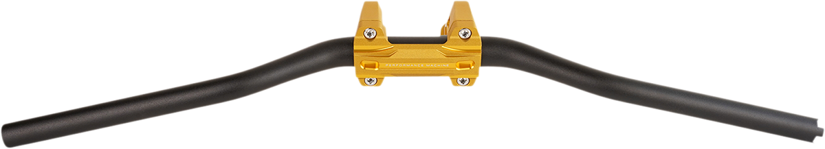 Performance Machine (PM) Phatbar & Riser Kit - External Wiring - 9" - Gold Ops