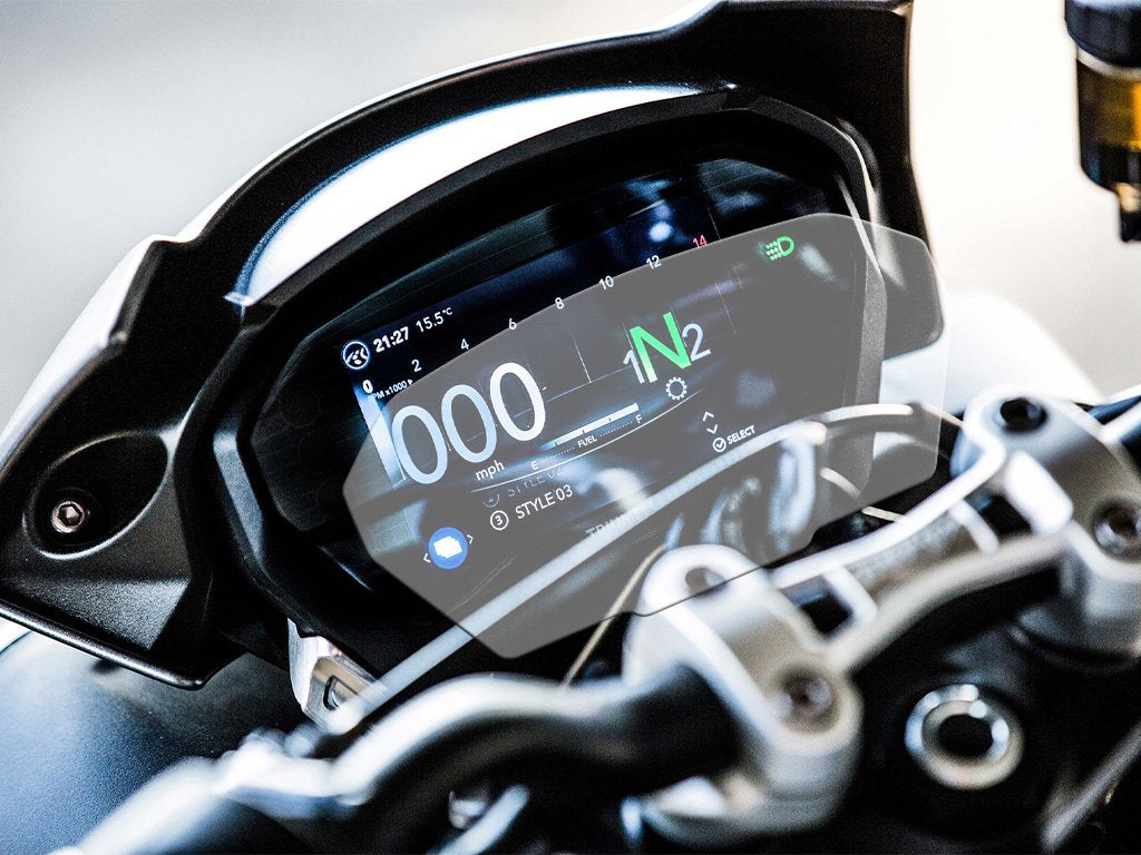 Shieldotron Triumph Speed Triple 2018+, Street Triple R / RS 2017+, Tiger 800 / 1200 Explorer 2018+