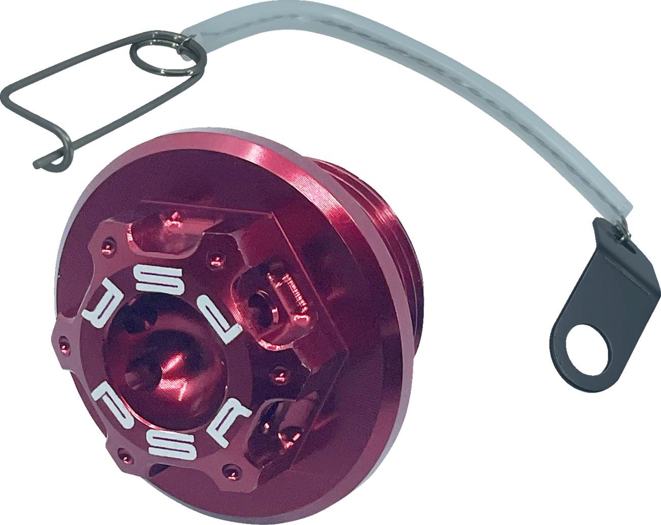 PSR Oil Cap Kit - Red - M25 X 1.5 - Aprilia