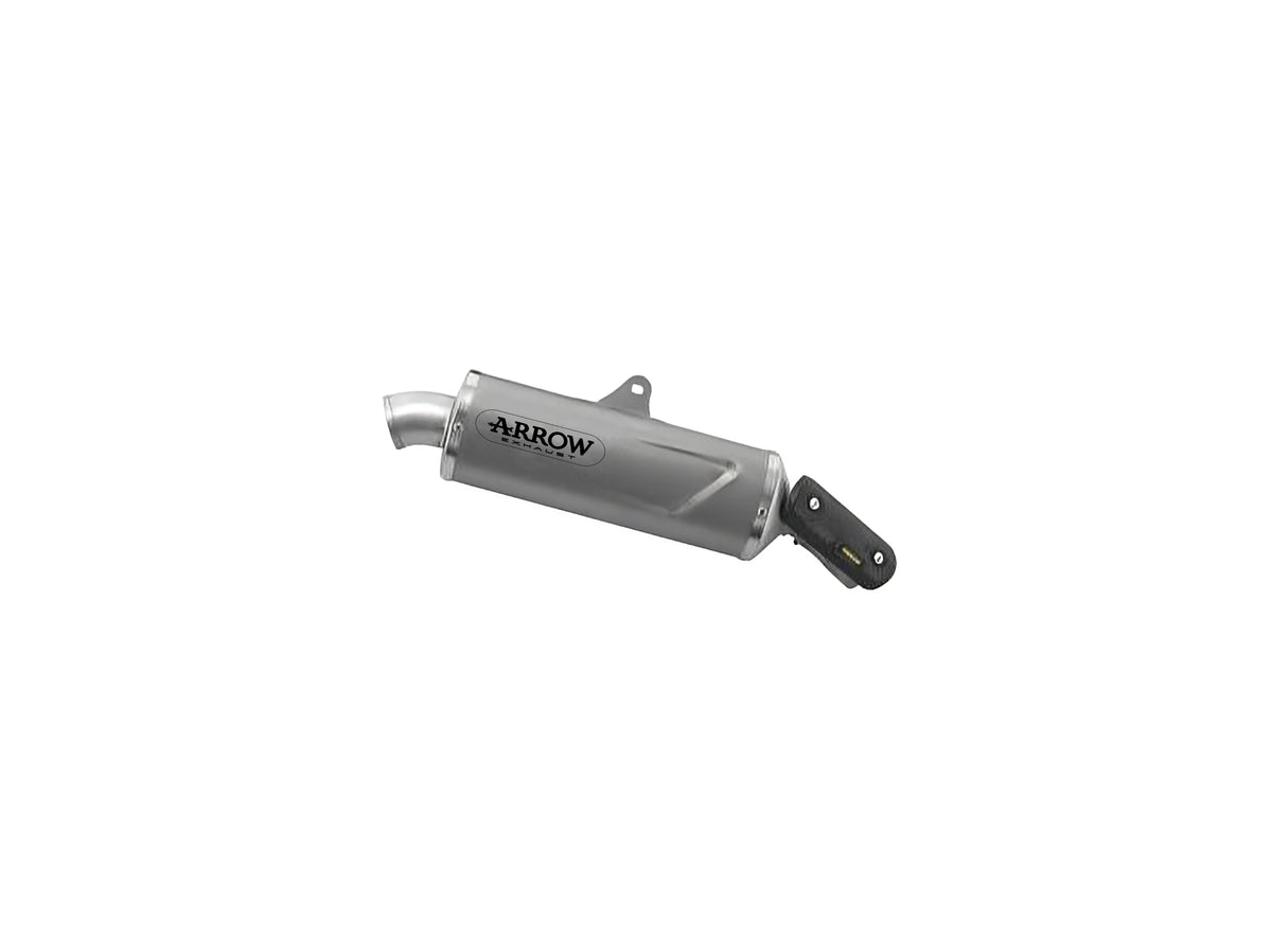 72663PO Indy Race Evo Titanium Slip On With Steel End Cap