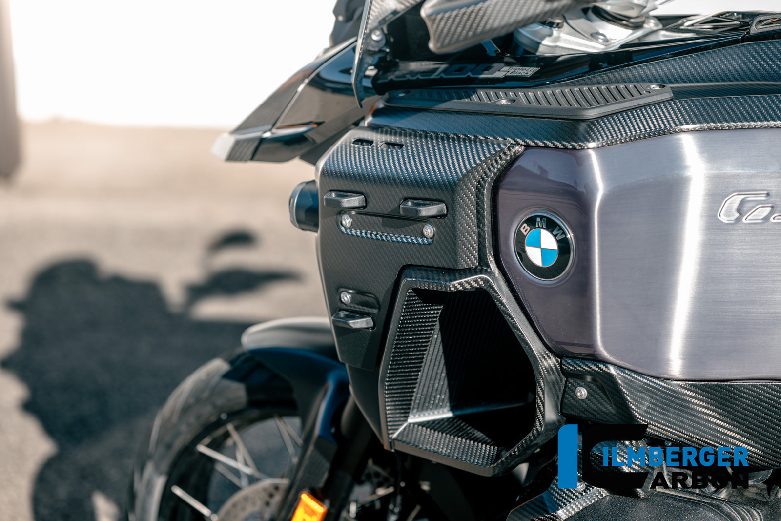 Ilmberger Carbon Air Outlet Fairing Left BMW R 1300 GS Adventure - Matte / Twill