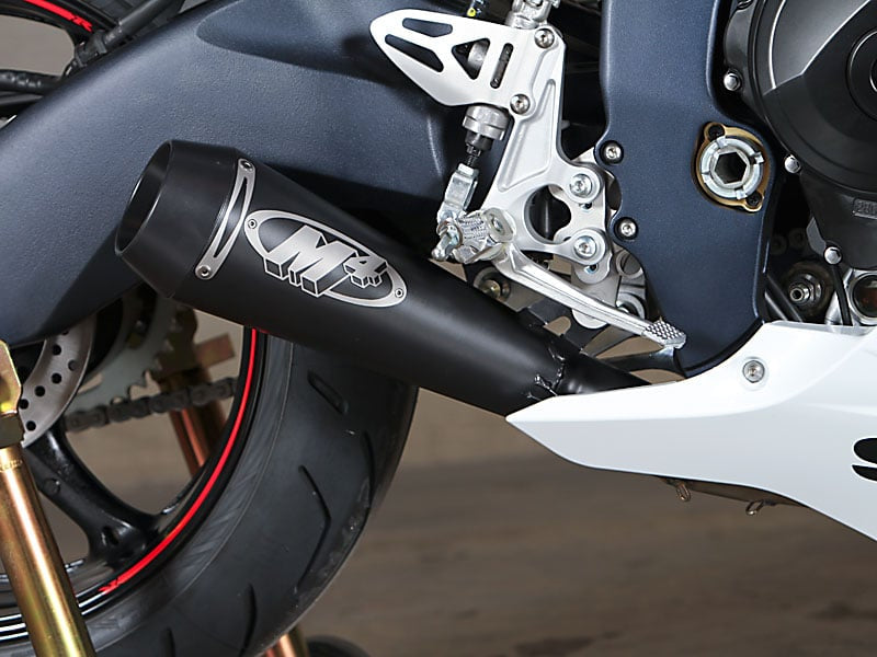 M4 Exhaust 2012-16 GSXR 1000 GP Full System Black Detail 1