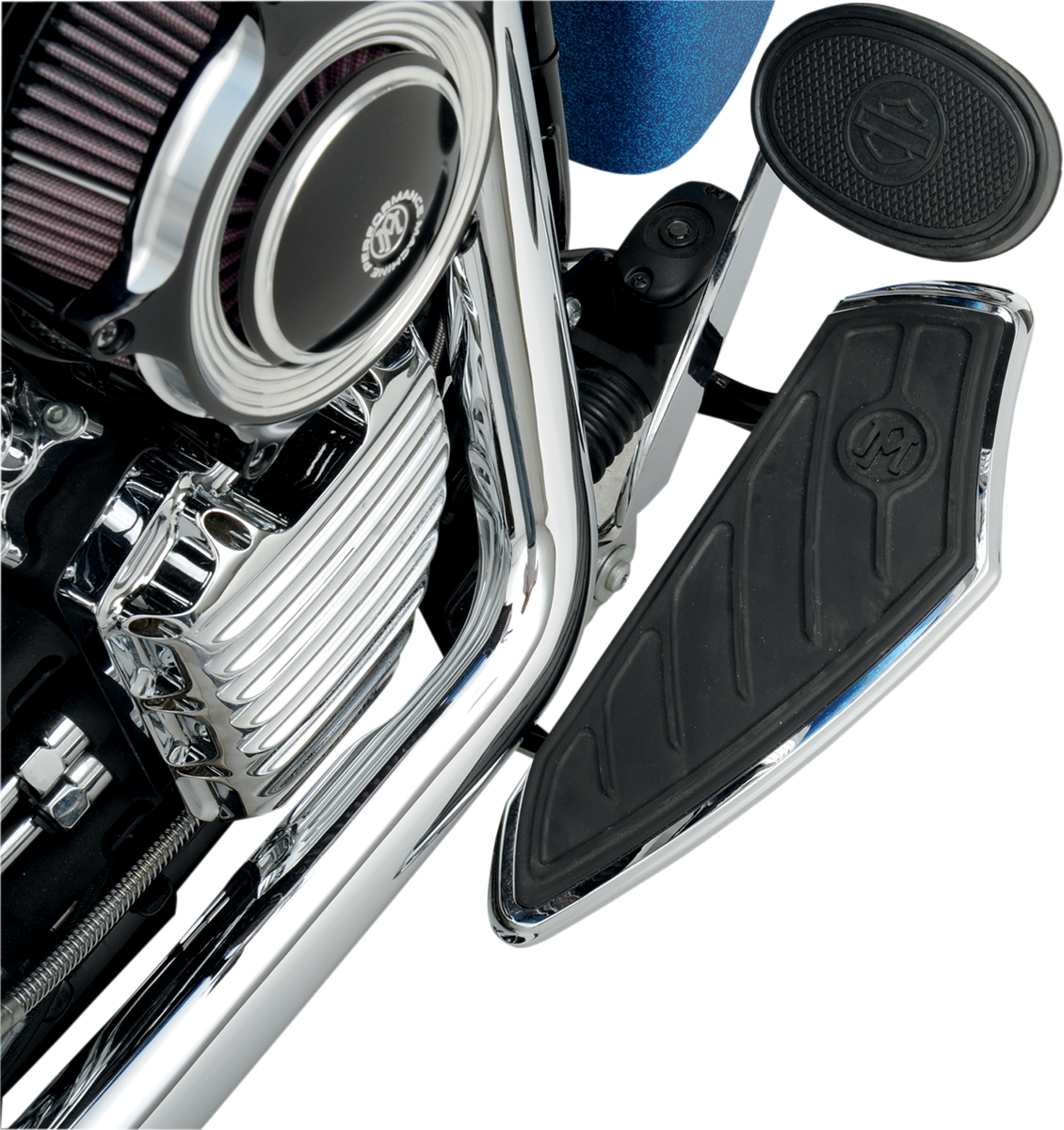 Performance Machine (PM) Contour Floorboards - Driver - Chrome