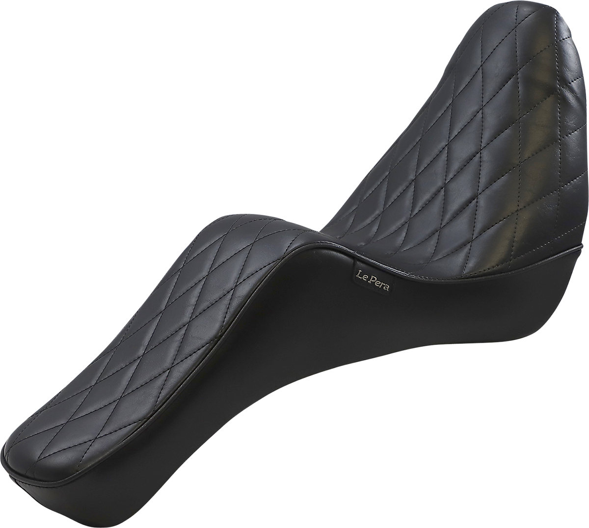 Le Pera Cherokee Seat - Diamond - Black - Softail '18-'23