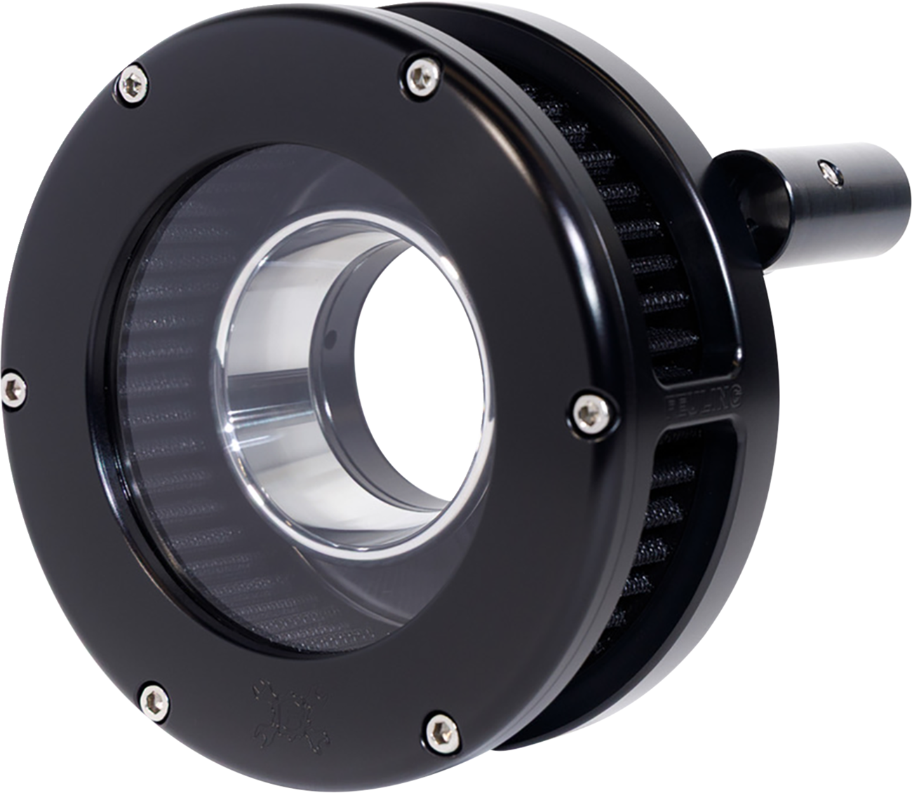 Feuling Parts Slim BA Air Cleaner Kit - Black/Clear - Black Filter - '08-'17 Twin Cam