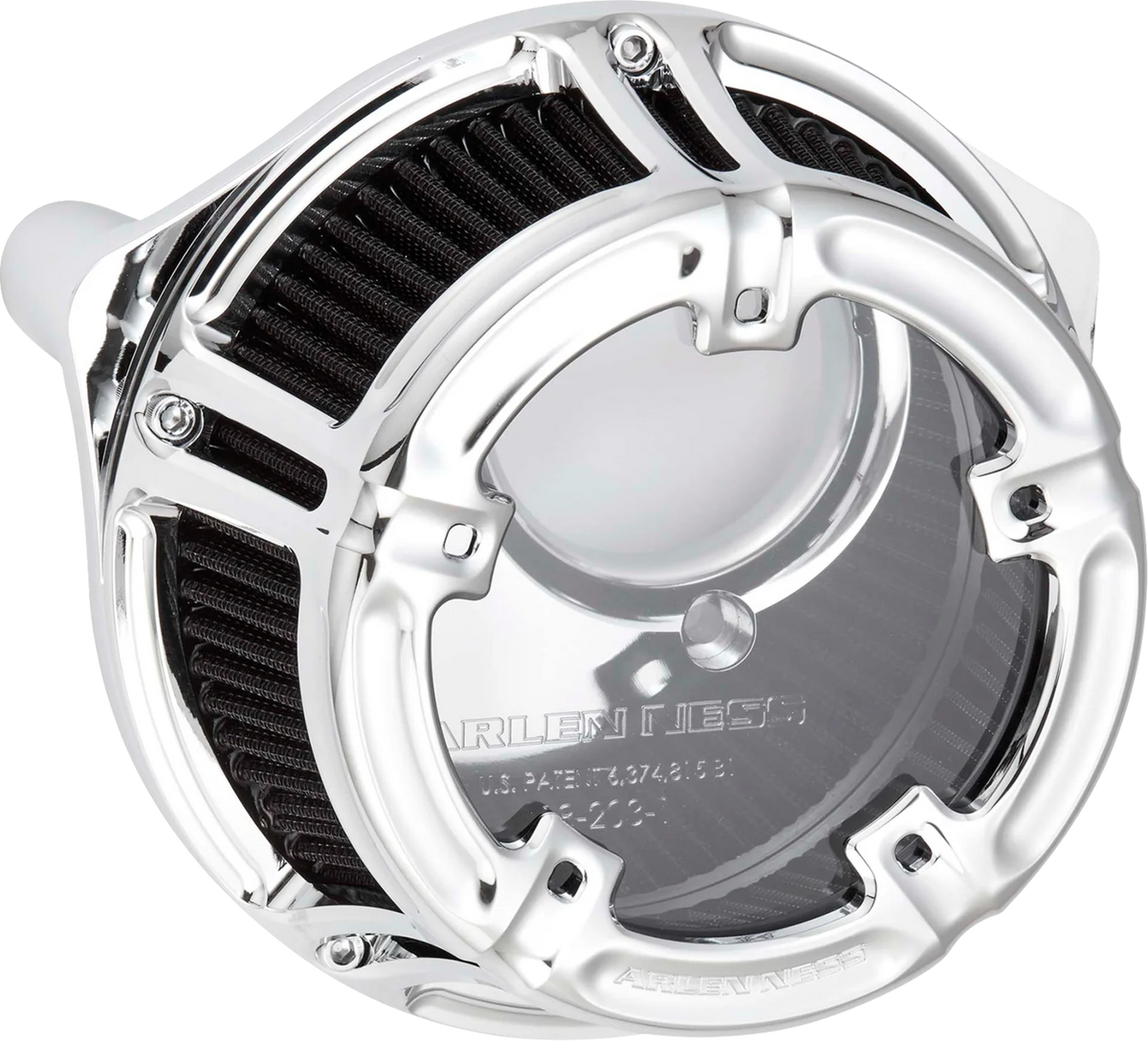 Arlen NESS Method™ Clear Series Air Cleaner - Chrome