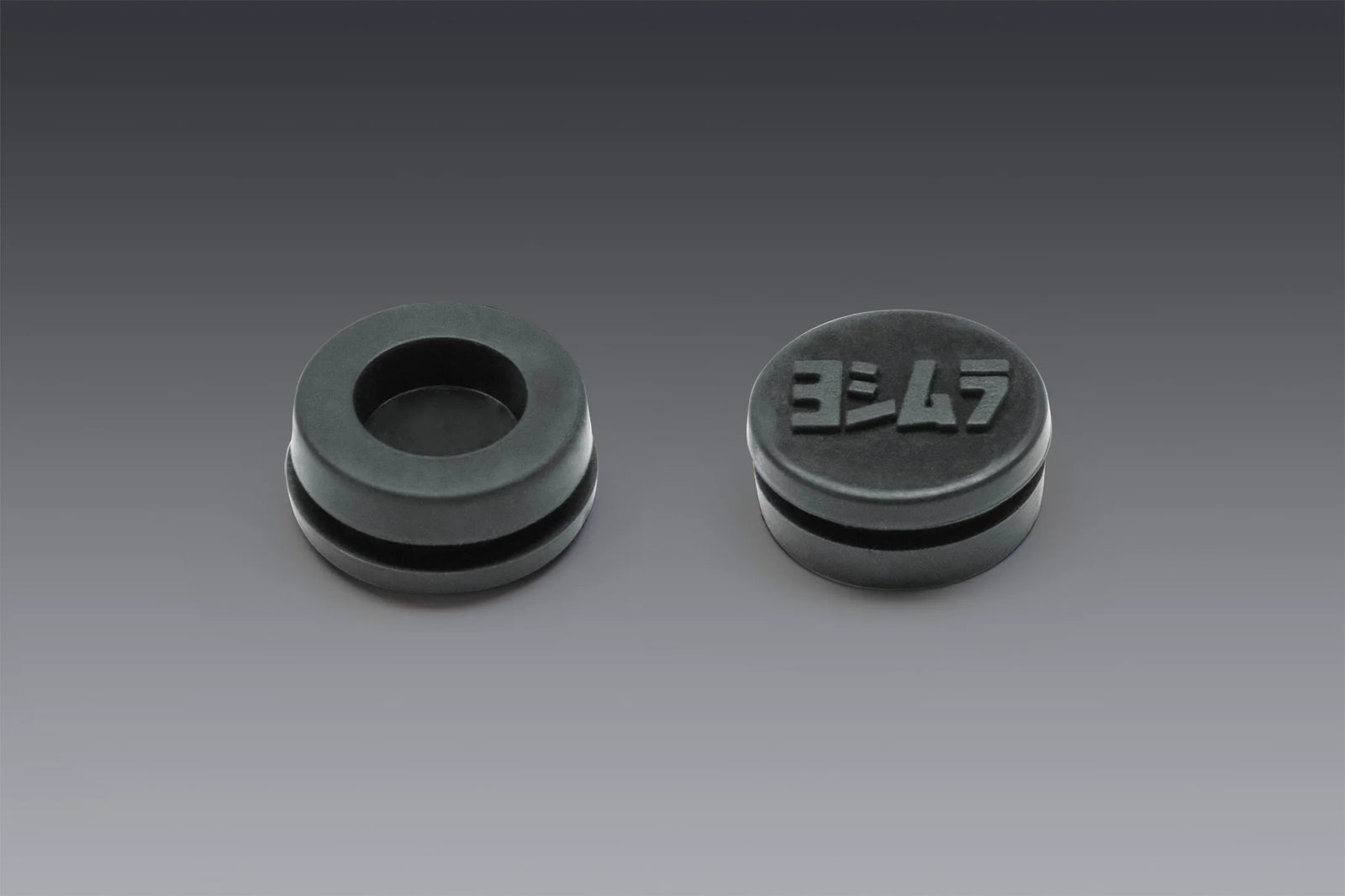 Yoshimura Rubber Grommet With Logo To Cover End-Cap Insert Hole For Most Mufflers
