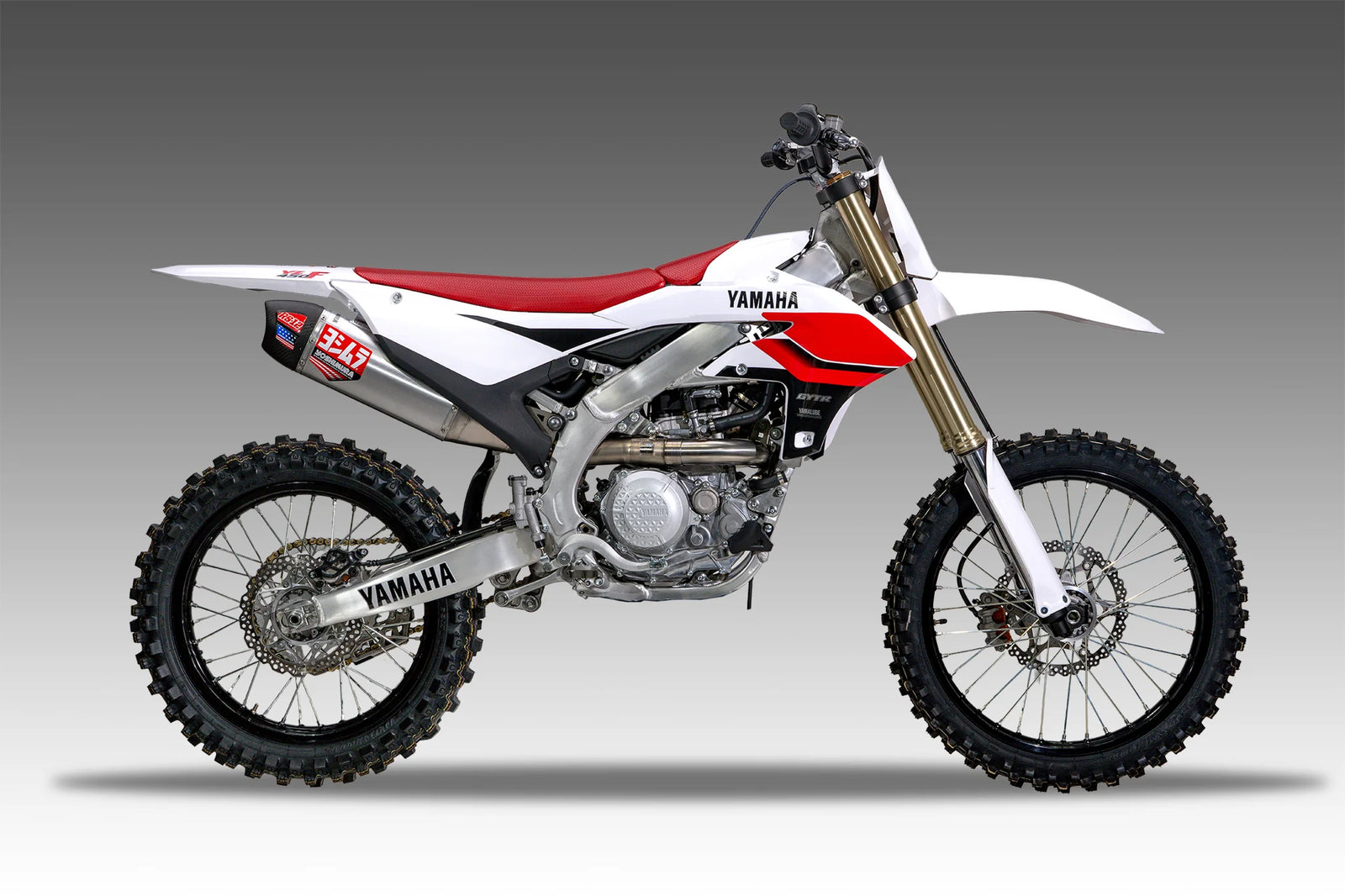 Yoshimura YZ450F 2026 RS-12 Stainless Titanium Full Exhaust, W/ Aluminum Muffler