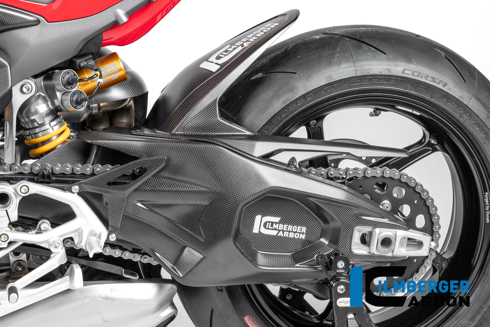 Ilmberger Carbon Rear Hugger Ducati Panigale V4 2025-2026 - Matte / Plain