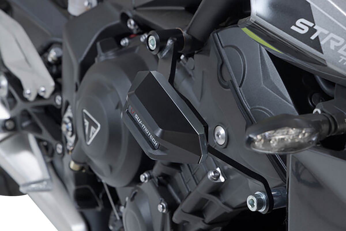 SW-Motech Frame Slider Kit - Triumph - Street Trple 675/Rx | 765 R/RS/S/Moto2 Edition