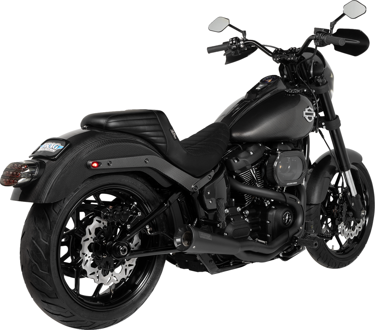 Saddlemen Rear Fender - Carbon Fiber/Gloss - FXLR/S/ST