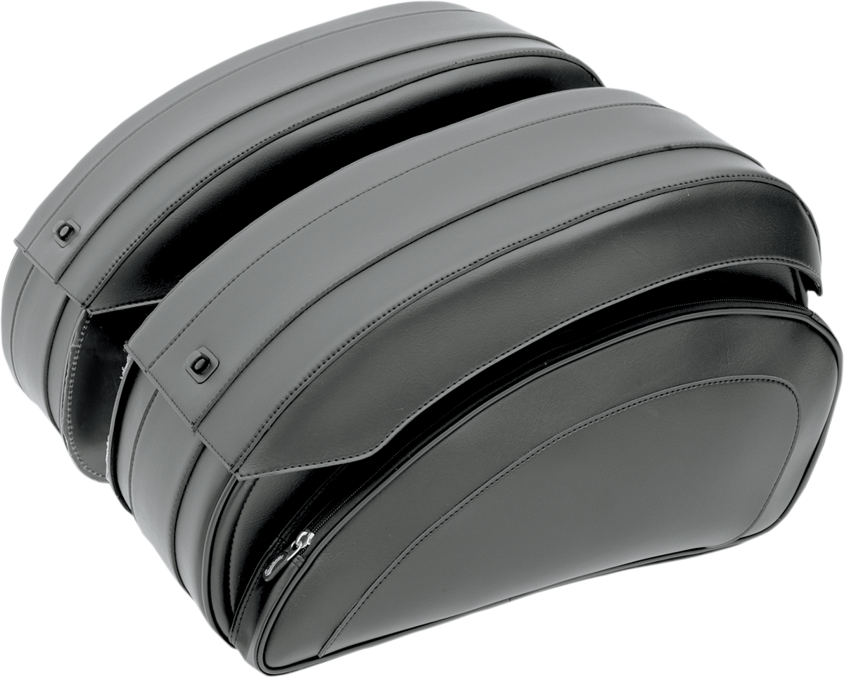 Saddlemen Deluxe Throwover Saddlebag - Black
