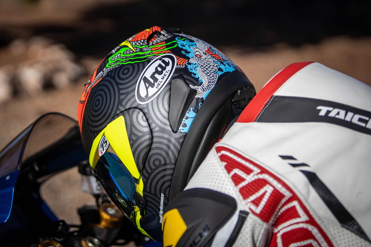 ARAI Helmets Corsair-X Helmet - Tatsuki - Frost - XL