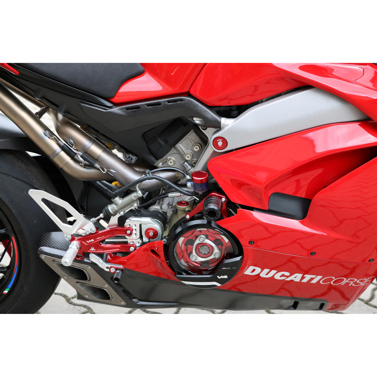 CNC Racing No Cut Frame Slider Kit for Ducati Panigale V4 V4S