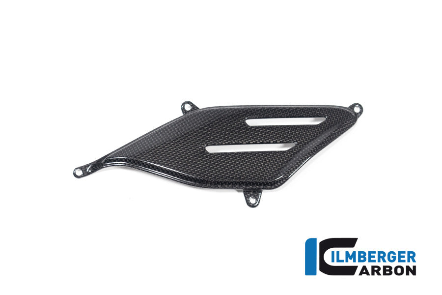 Ilmberger Carbon Panel On The Exhaust Cover On The Right Belly Pan Ducati Panigale V4 S From 2022 - Gloss / Plain
