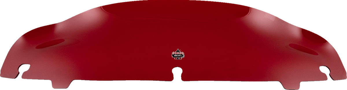Klock Werks Kolor Flare® Windshield - 4" - Red - '14-'25 FLH/FLHT/FLHX
