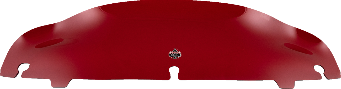 Klock Werks Kolor Flare® Windshield - 4" - Red - '14-'25 FLH/FLHT/FLHX