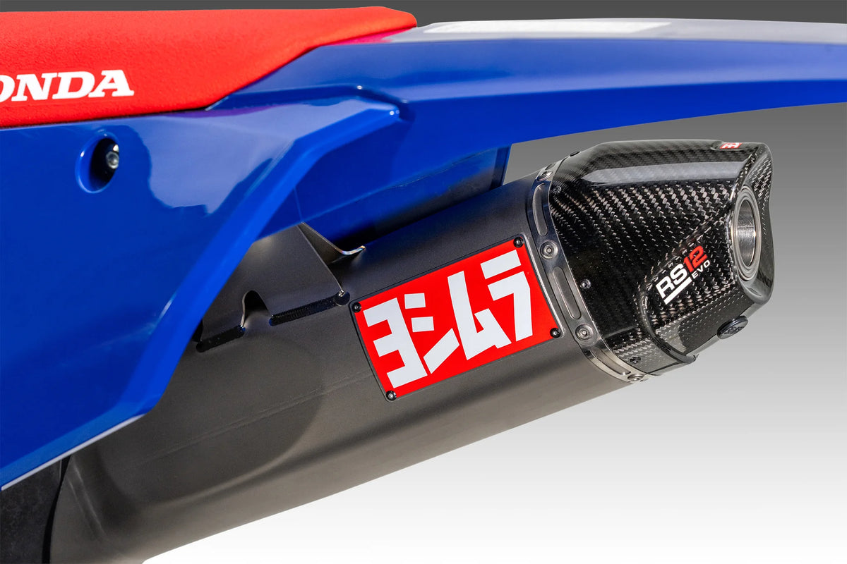 Yoshimura CRF450R/RX 2027 RS-12evo Titanium Full Exhaust, W/ Titanium Muffler
