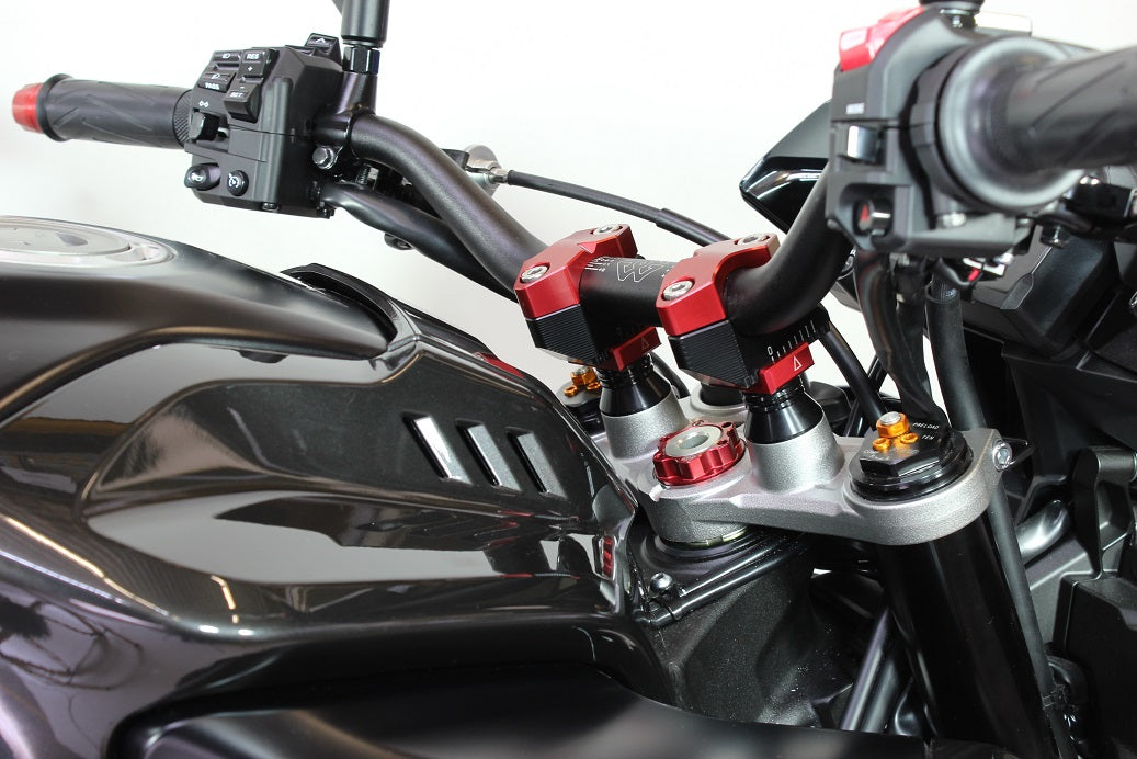 Gilles Tooling 2DGT Adjustable Handlebar Brackets With ABK-15 Black
