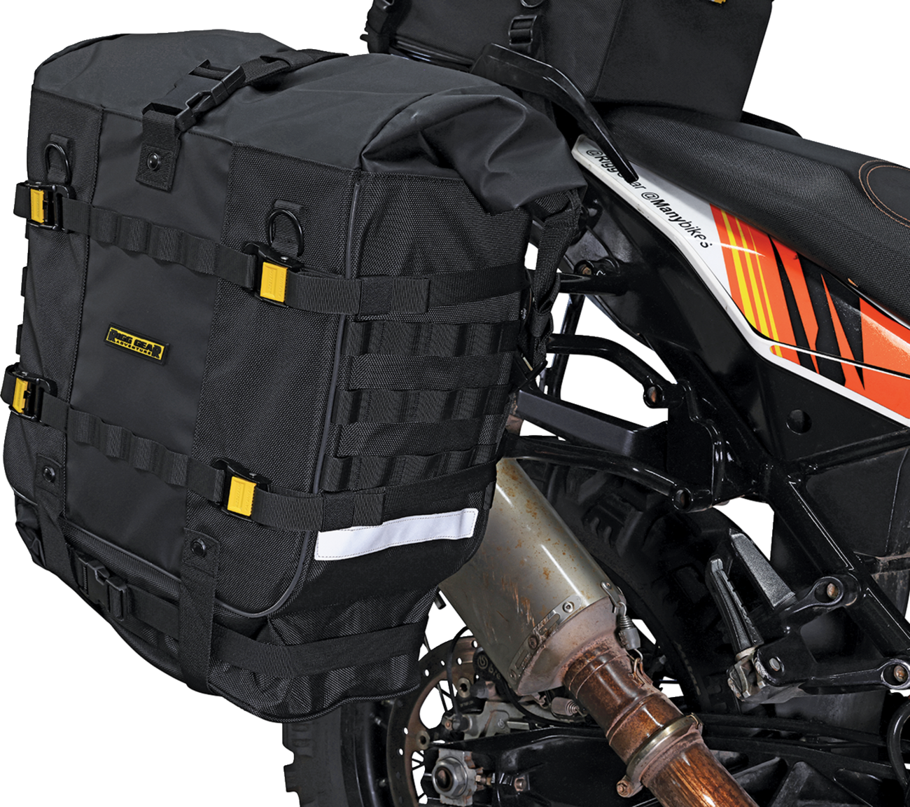Nelson RIGG Trails End Adventure Saddlebags - Black