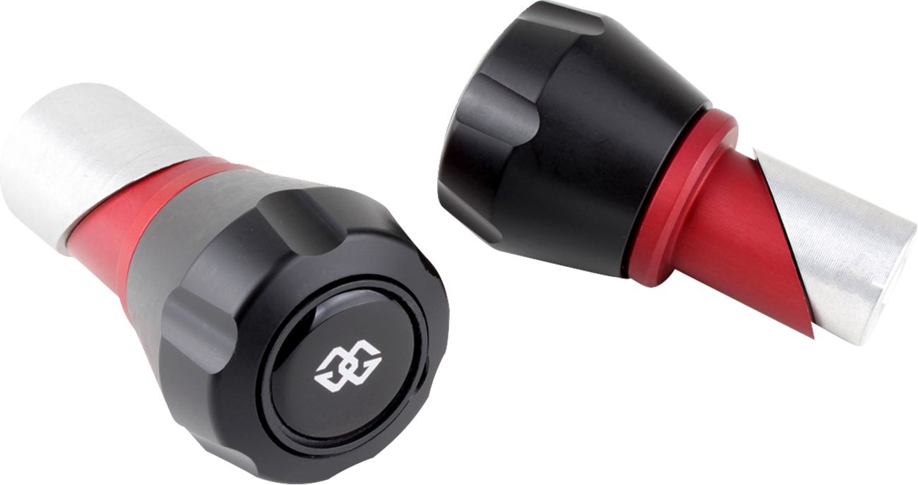 Gilles Tooling Front Axle Protector - Black/Red - Aprilia