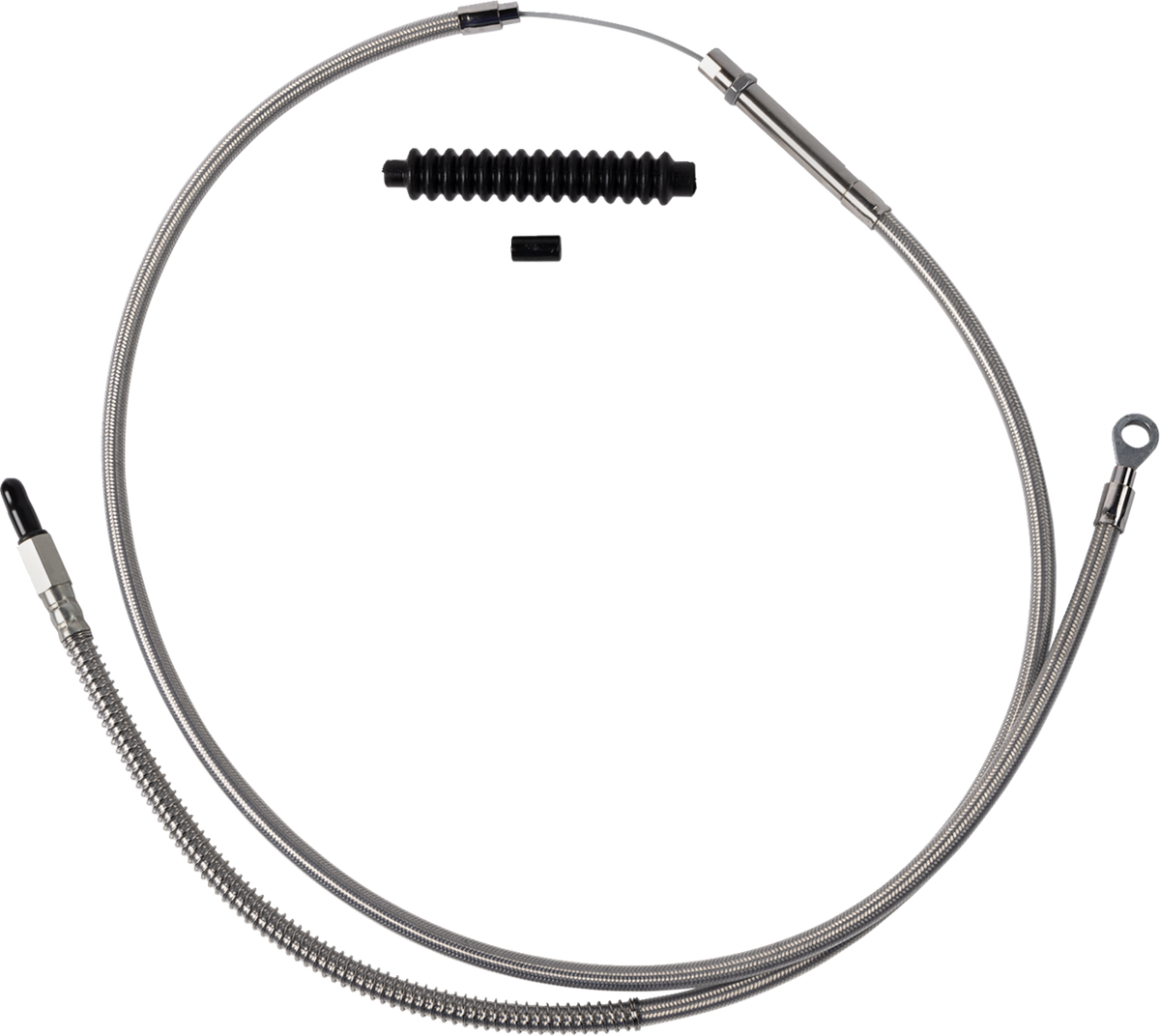 Barnett High-Efficiency Stainless Steel Clutch Cable For Harley-Davidson - +6" - '18-'23 Softail