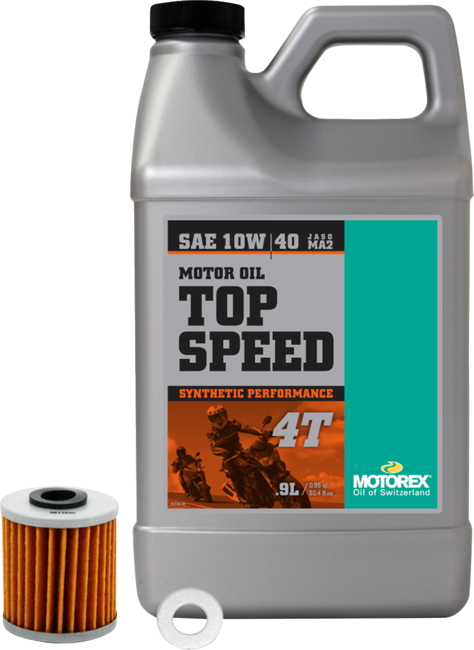 Motorex Oil Change Kit - Kawasaki KX 450 - 10w-40