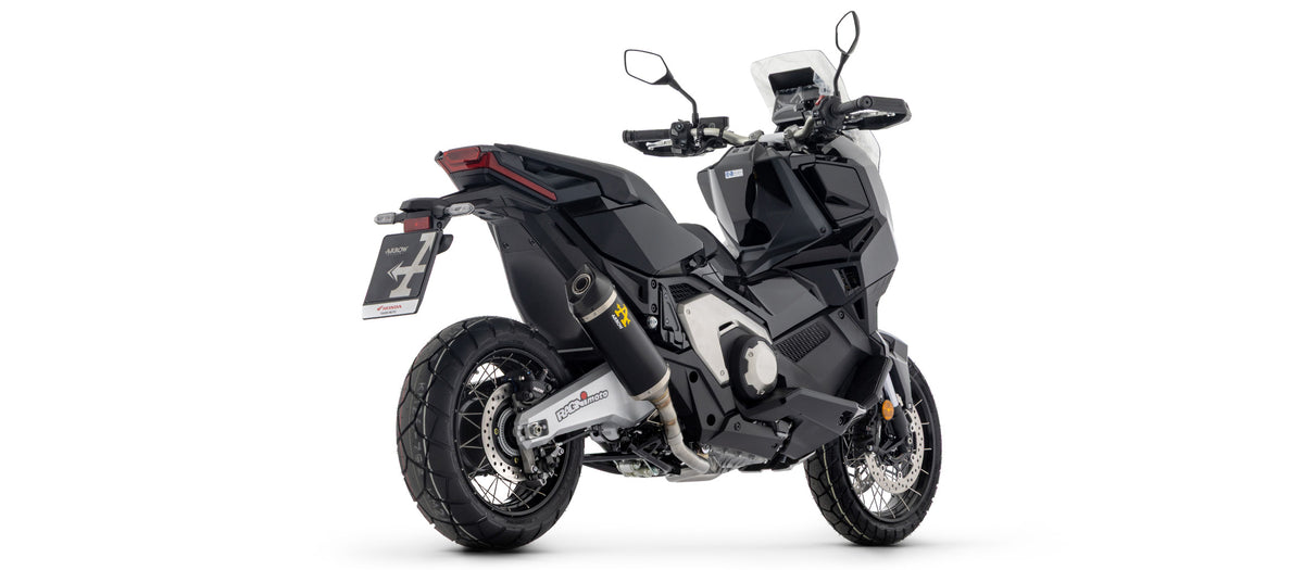 Arrow Full System With Race-Tech Aluminium Dark" Slip On - Short Version"