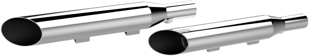 Khrome Werks 3" HP-Plus® Slip-On Mufflers - Slash-Cut - Chrome - XL