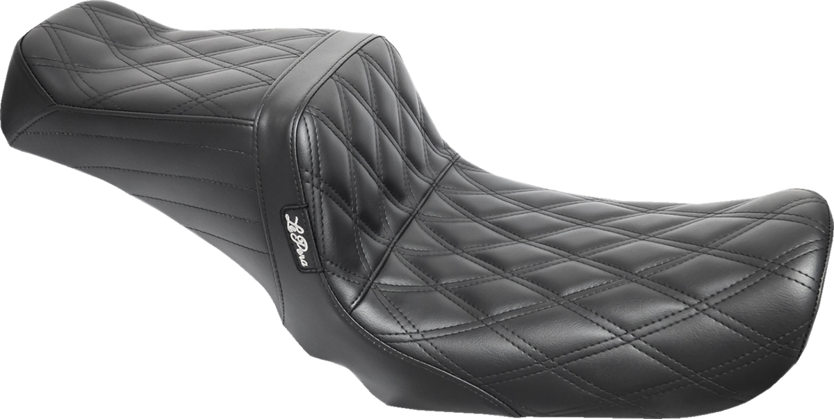 Le Pera Tailwhip Seat - Double Diamond - Black - FXD '04-'05