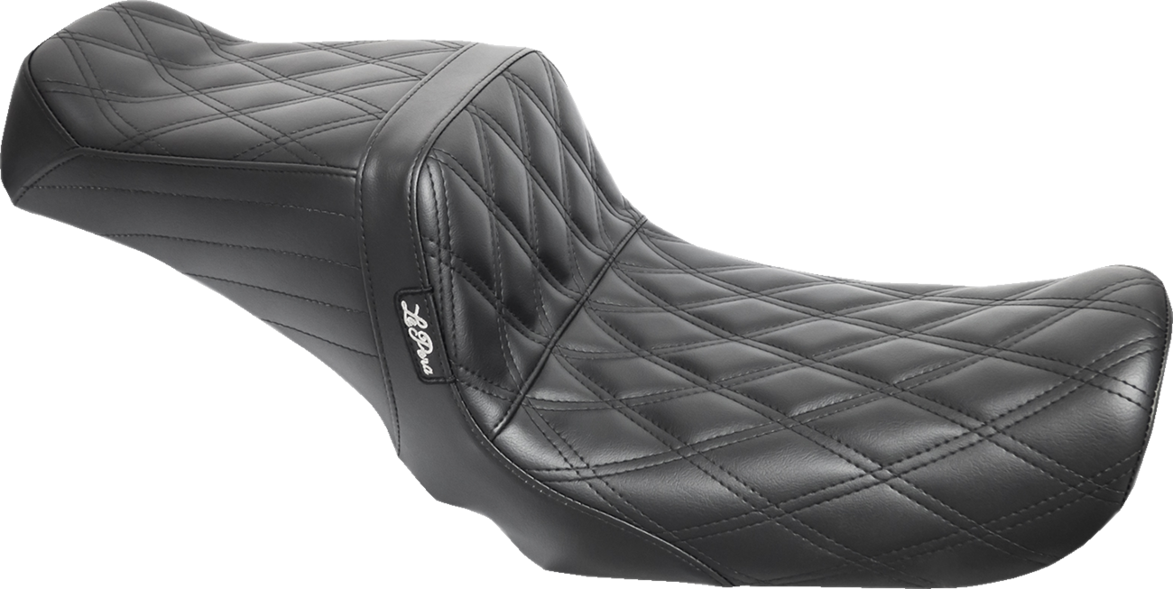 Le Pera Tailwhip Seat - Double Diamond - Black - FXD '04-'05