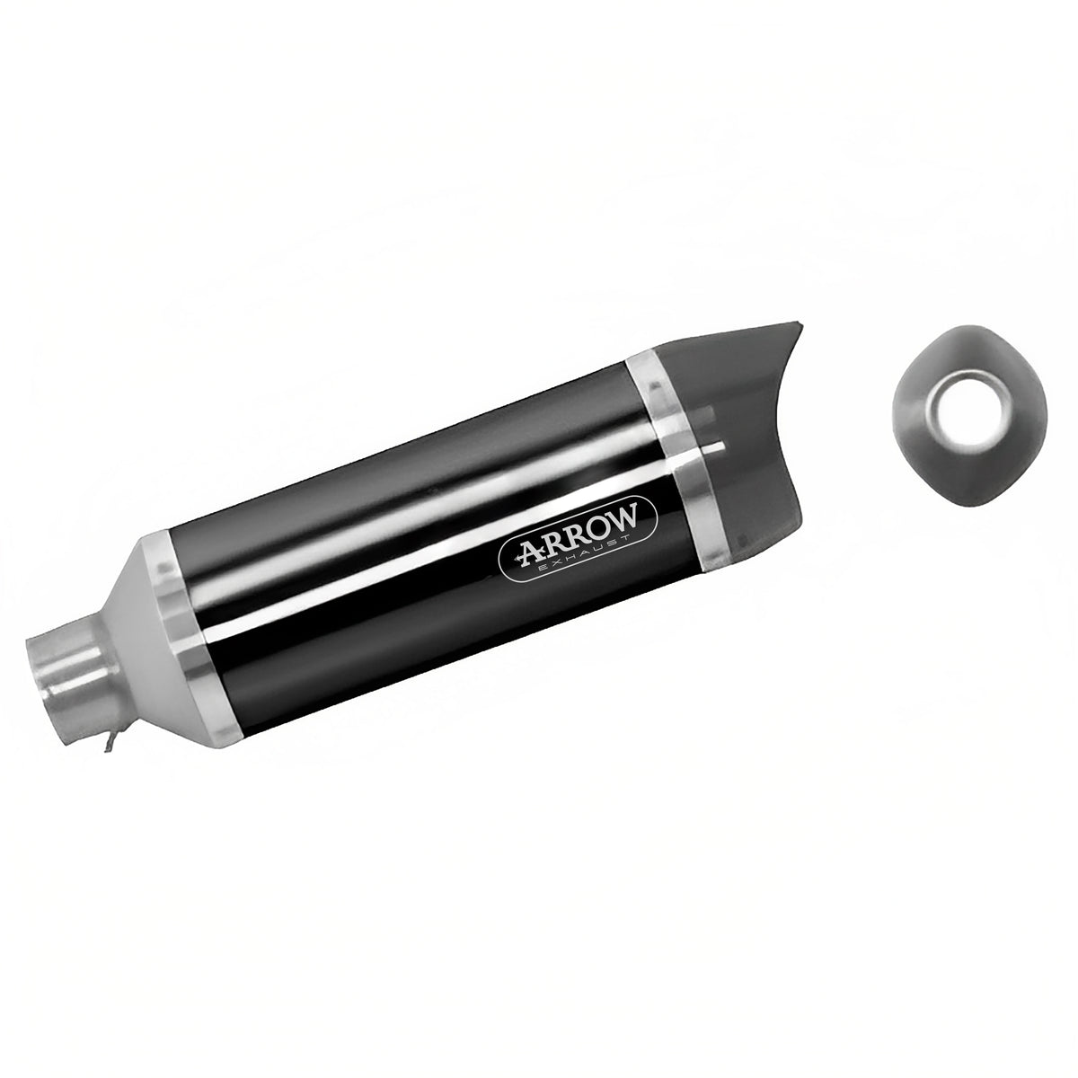 Arrow 71761AKN Street Thunder Aluminium Dark Slip On With Carbon End Cap