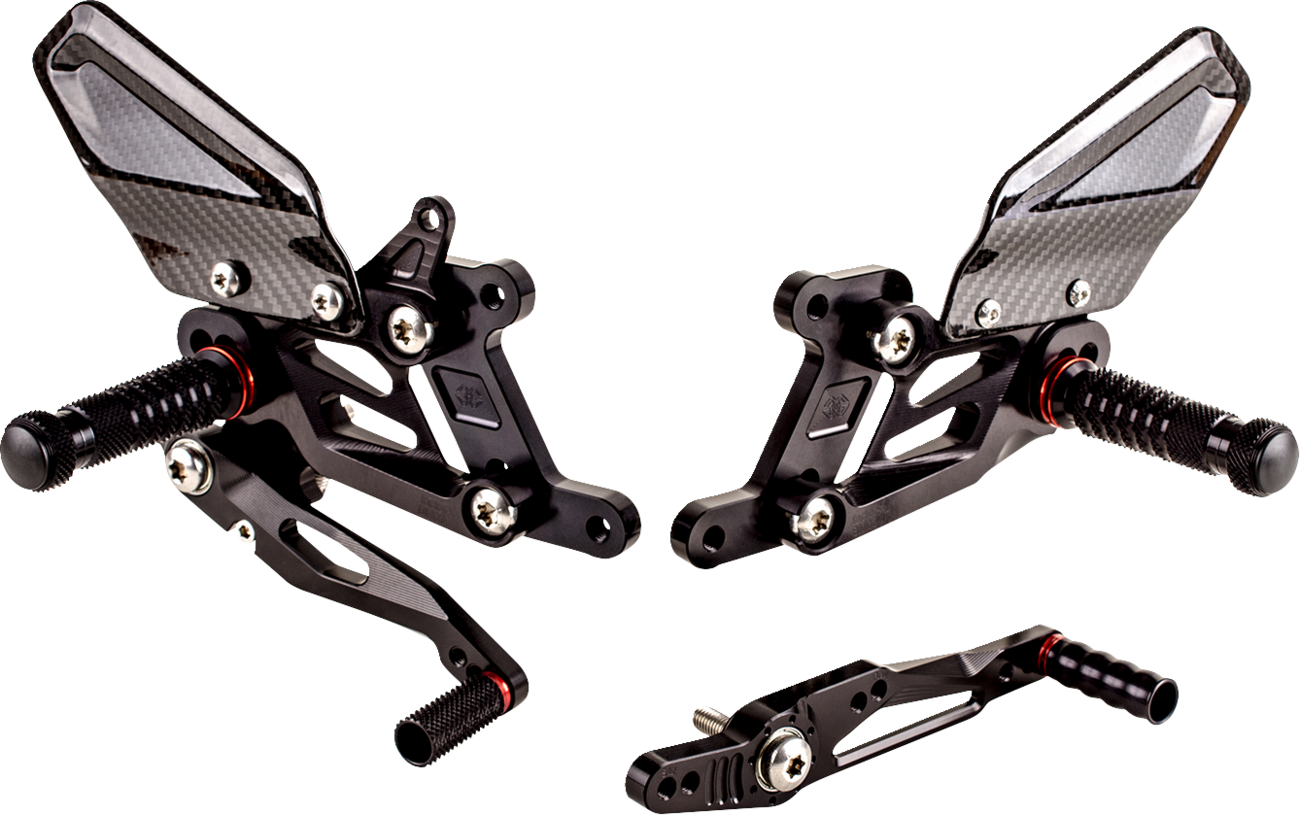 Gilles Tooling FXR Rearset - Black - BMW