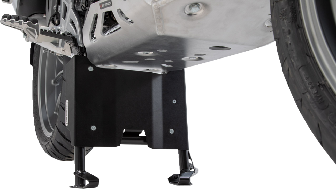 SW-Motech Engine Guard Extension For Centerstand - Black - BMW - 1200/1250 GS