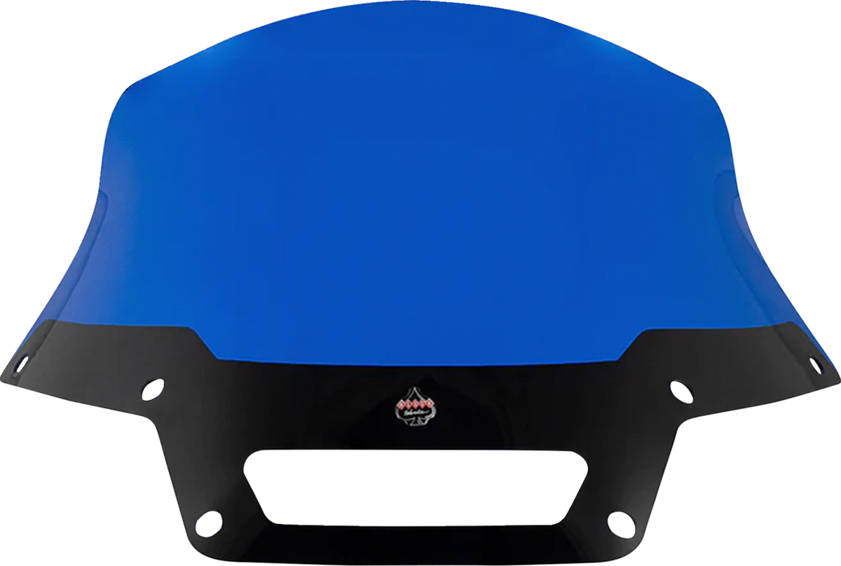 Klock Werks Kolor Flare® Windshield - 8" - Blue - '22-'25 FXLRST