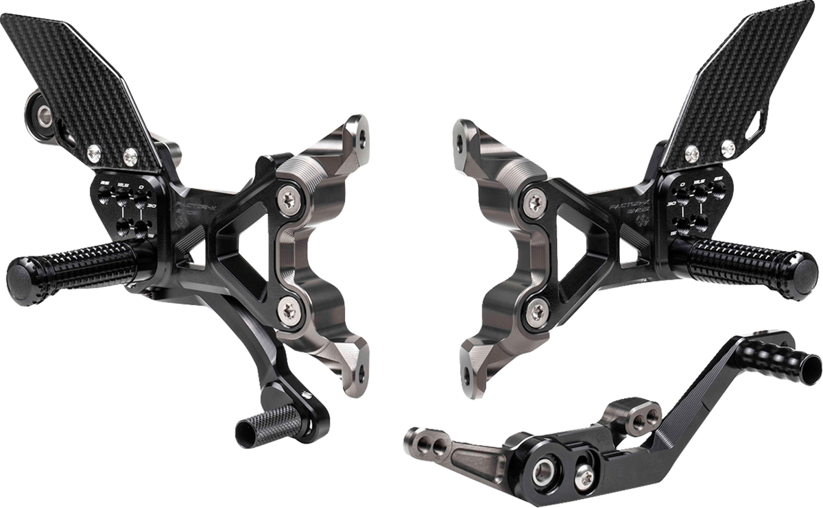 Gilles Tooling FXR Rearset - Black - BMW