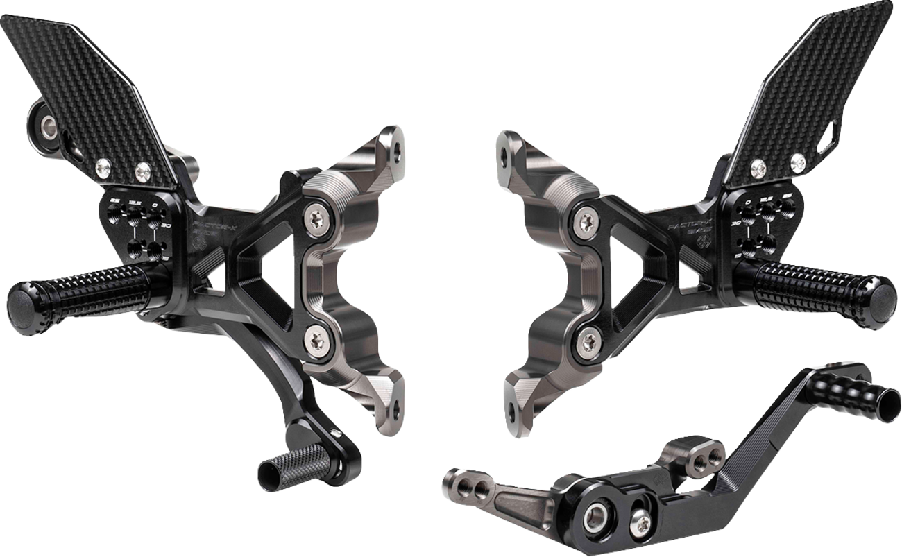 Gilles Tooling FXR Rearset - Black - BMW