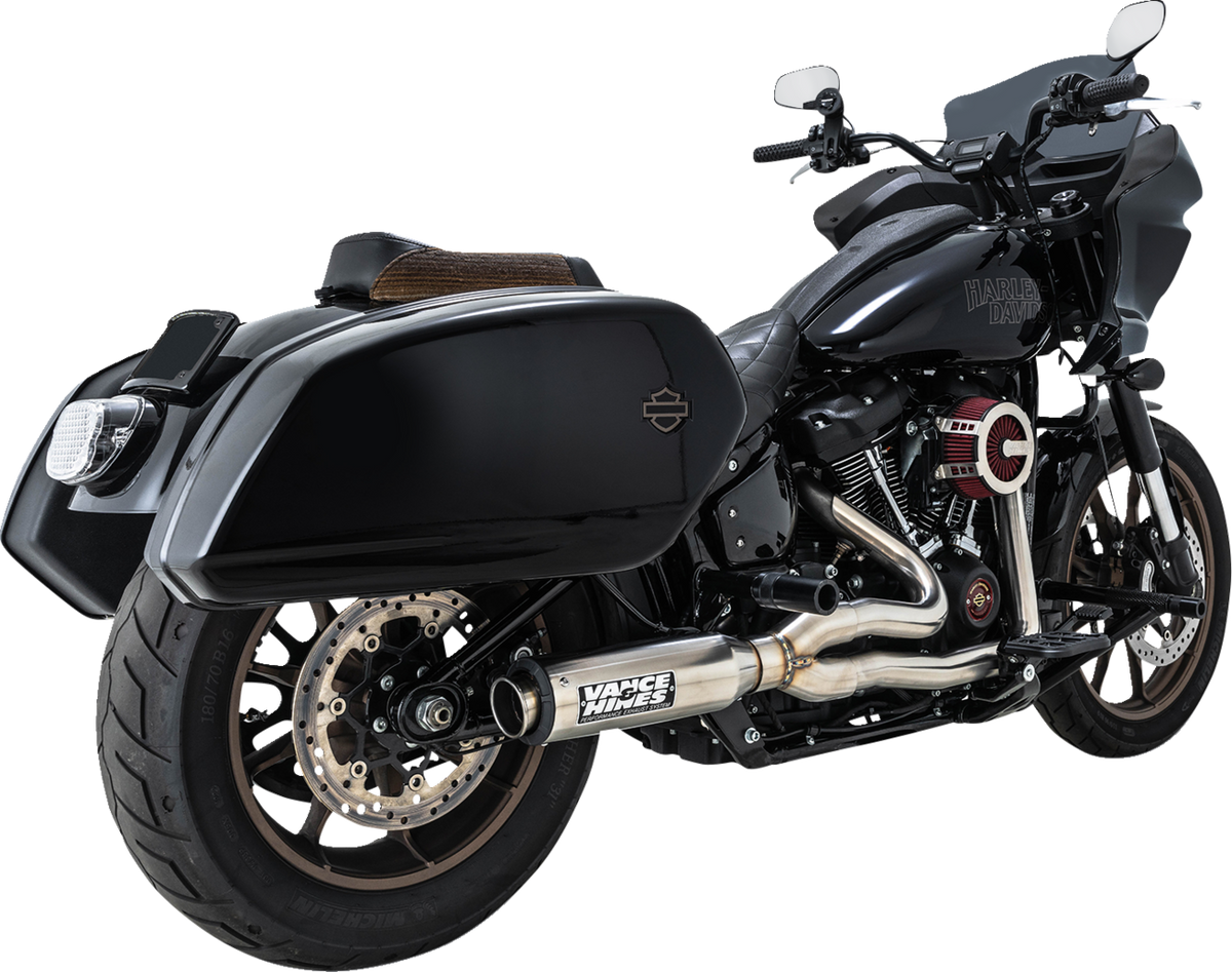 Vance &amp; Hines 2-Into-1 Supersport Exhaust System - Brushed - Softail